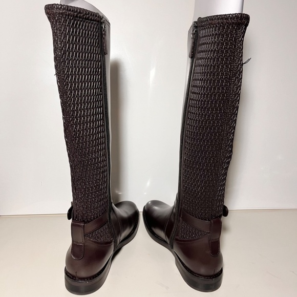 Cole Haan Clive Stretch Leather Knee Boots - Picture 4 of 7